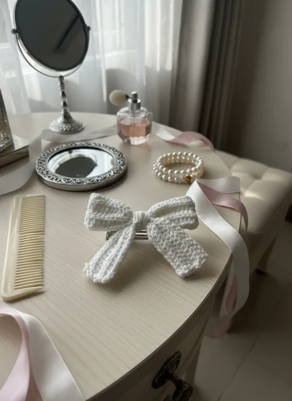 Handmade_Crochet_Bow_Hair_Clip,_Cute_Aesthetic_Accessory_for_Girls_and_Women_(White),_PACK_OF_2