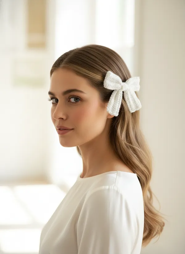 Handmade_Crochet_Bow_Hair_Clip,_Cute_Aesthetic_Accessory_for_Girls_and_Women_(White),_PACK_OF_2