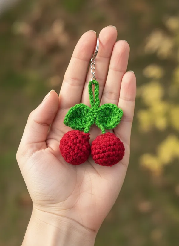 Handmade_Crochet_Cherry_Keychain_|_Cute_Berry_Fruit_Key_Ring_Charm_|_Aesthetic_Bag_Charm_&_Gift_for_Girls