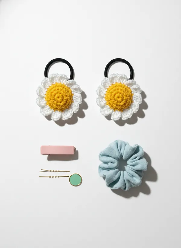 Handmade_Crochet_Daisy_Hair_Tie_|_Cute_Floral_Scrunchie_|_Aesthetic_Hair_Band_for_Girls_&_Women_(Pack_of_2)