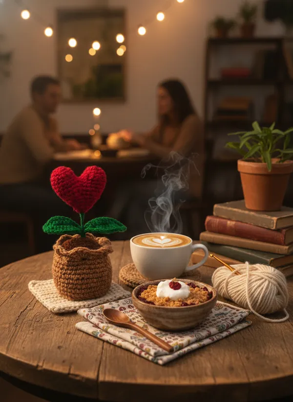 Handmade_Crochet_Heart_Plant_Pot_|_Romantic_Mini_Heart_Decor
