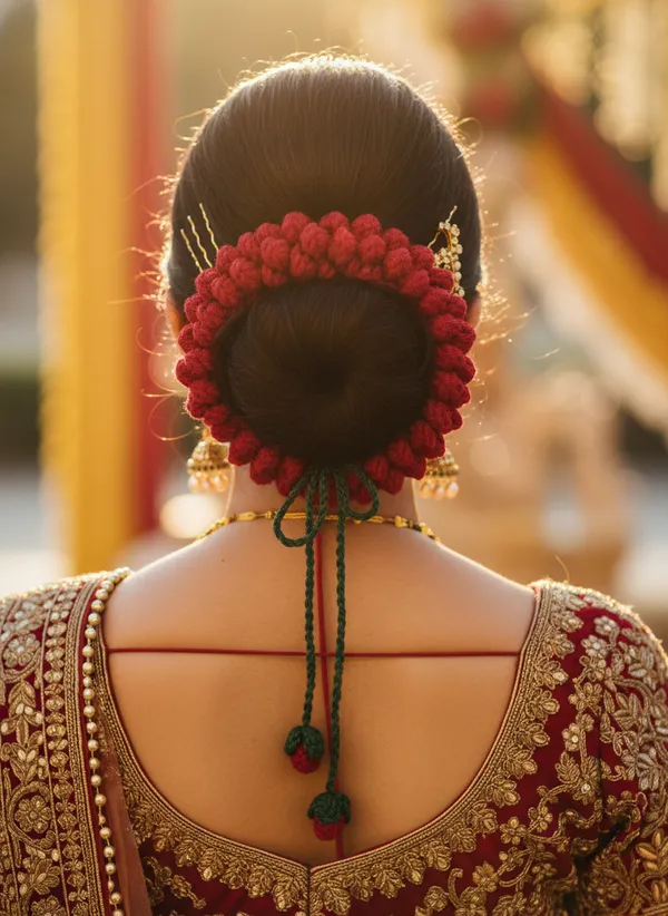 Handmade_Crochet_Red_Gajra_|_Bridal_&_Festive_Bun_Hair_Accessory