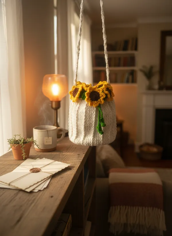 Handmade_Crochet_Sunflower_Potli_Bag_|_Aesthetic_Floral_Sling_Bag