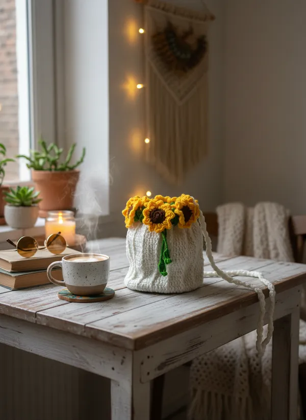 Handmade_Crochet_Sunflower_Potli_Bag_|_Aesthetic_Floral_Sling_Bag