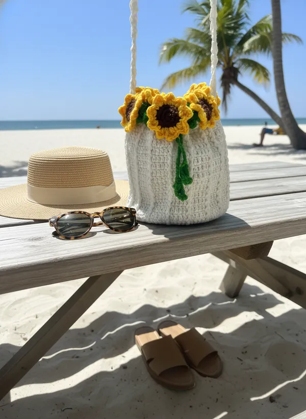 Handmade_Crochet_Sunflower_Potli_Bag_|_Aesthetic_Floral_Sling_Bag