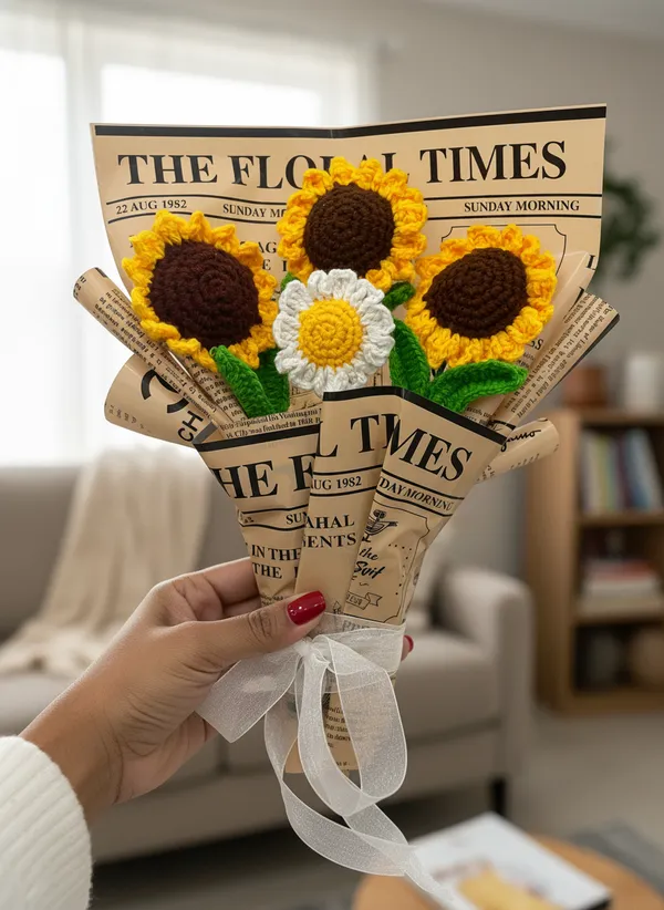 Handmade_Crochet_Sunflower_&_Daisy_Bouquet_|_3_Sunflowers_+_1_Daisy_Forever_Flower