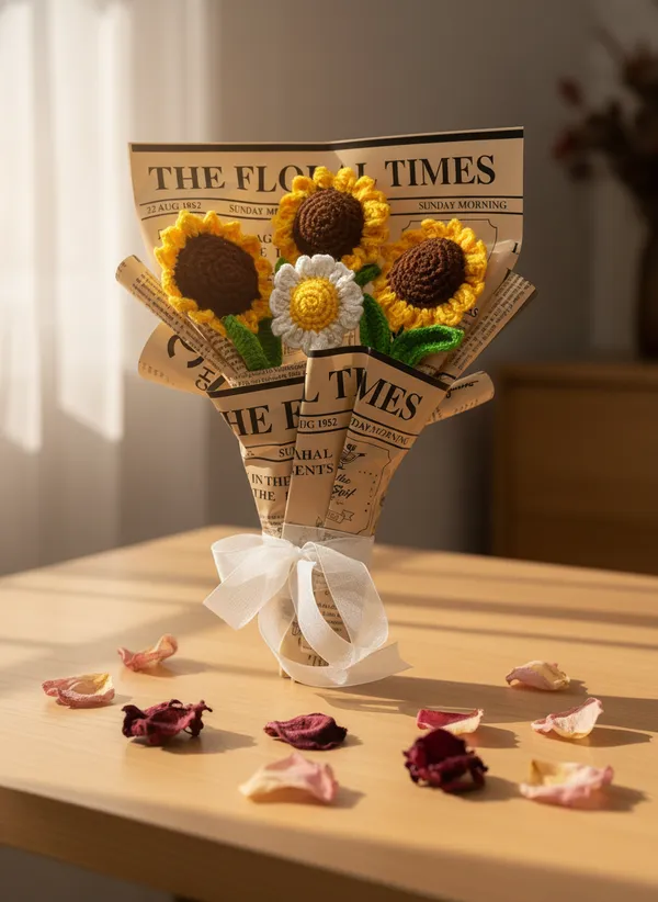 Handmade_Crochet_Sunflower_&_Daisy_Bouquet_|_3_Sunflowers_+_1_Daisy_Forever_Flower