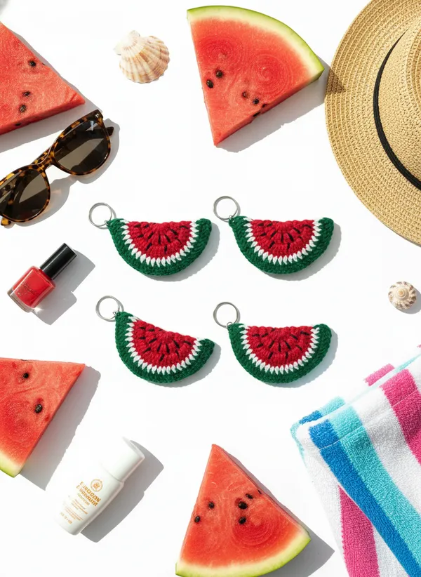 Handmade_Crochet_Watermelon_Keychain_|_Cute_Fruit_Key_Ring_Charm_|_Aesthetic_Bag_Charm_&_Gift_for_Girls,_PACK_OF_4