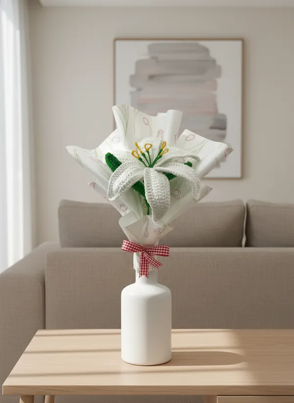 Handmade_Crochet_White_Lily_Bouquet_|_Elegant_Single_Flower_Gift