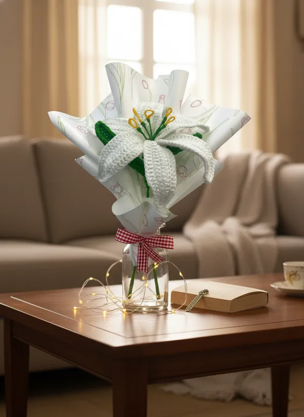 Handmade_Crochet_White_Lily_Bouquet_|_Elegant_Single_Flower_Gift