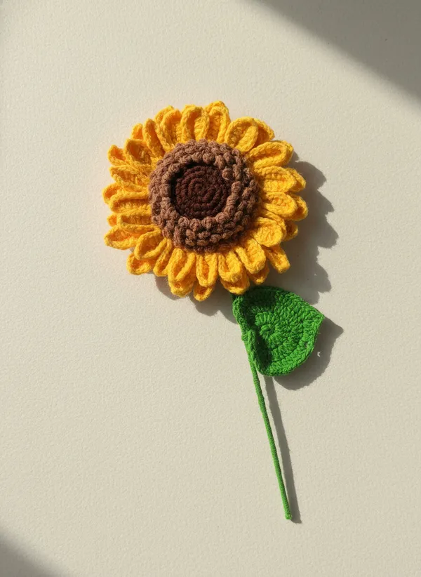Handmade_Double_Petal_Crochet_Sunflower_Stick_|_Realistic_Forever_Flower