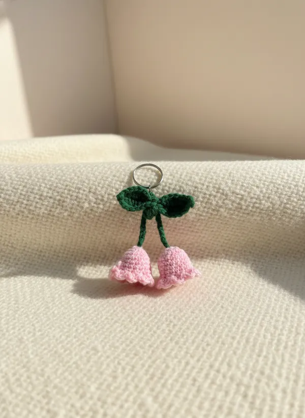 Handmade_Crochet_Pink_Tulip_Keychain_With_Pearl_Handle_|_Hanging_Flower_Bag_Charm_|_Cute_Aesthetic_Key_Ring_For_Girls_|_Soft_Yarn_Floral_Accessory,_Pack_of_2