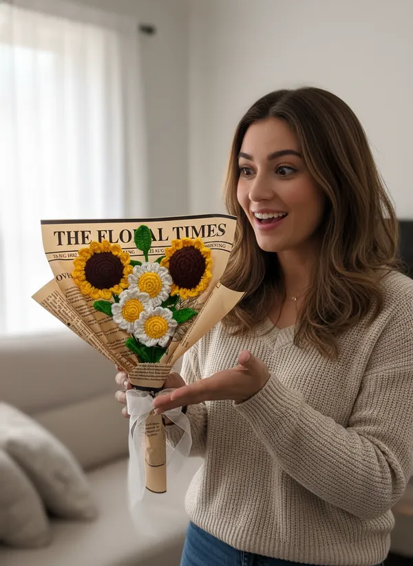 Premium_Crochet_Flower_Bouquet_|_2_Sunflowers_&_3_Daisies_|_Handmade_Minimal_Floral_Gift