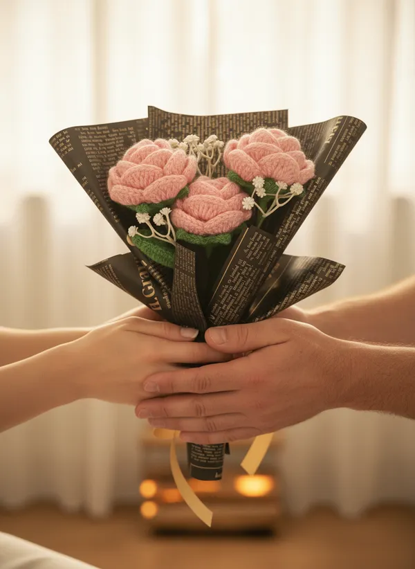 Premium_Crochet_Pink_Rose_Bouquet_|_Handmade_Forever_Flowers_|_Soft_Romantic_Gift