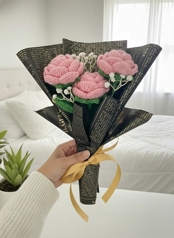 Premium_Crochet_Pink_Rose_Bouquet_|_Handmade_Forever_Flowers_|_Soft_Romantic_Gift