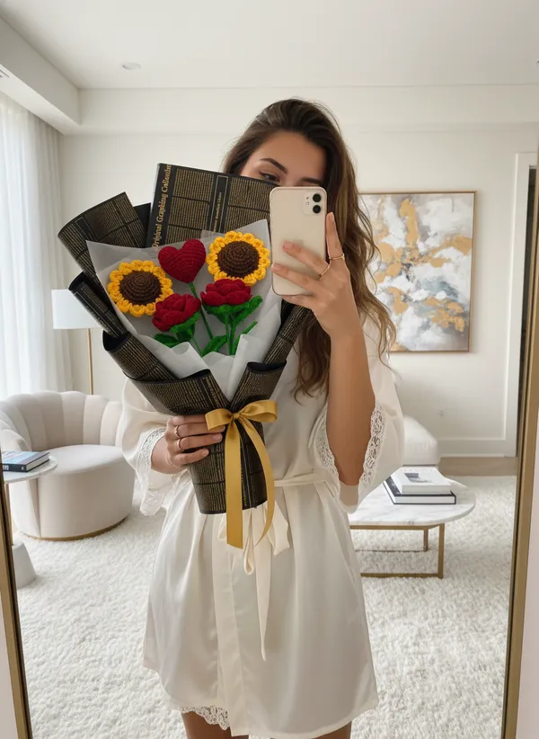 Sunblush_Heart_Crochet_Bouquet_|_Handmade_Sunflower_&_Rose_Romantic_Gift_Bouquet