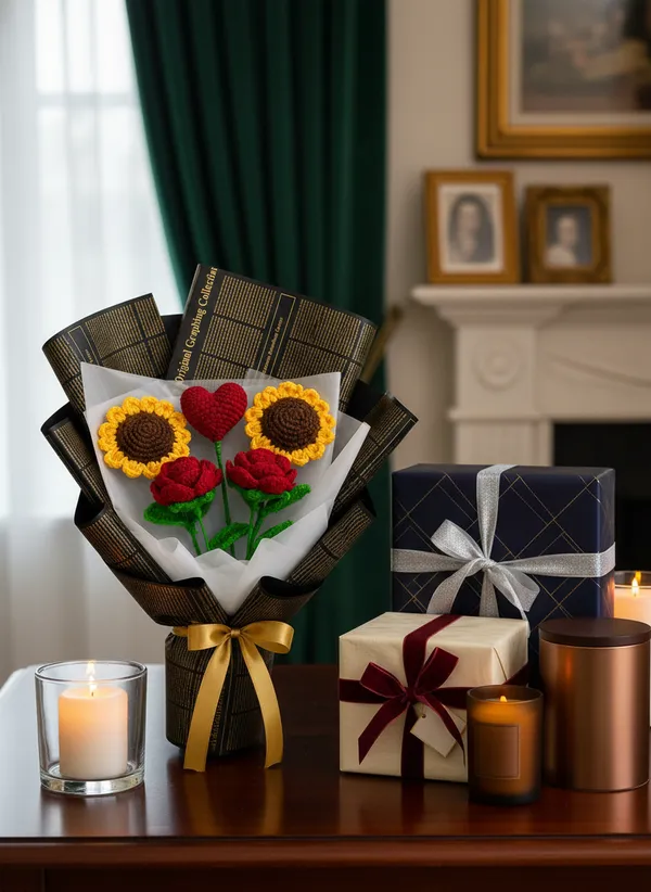 Sunblush_Heart_Crochet_Bouquet_|_Handmade_Sunflower_&_Rose_Romantic_Gift_Bouquet