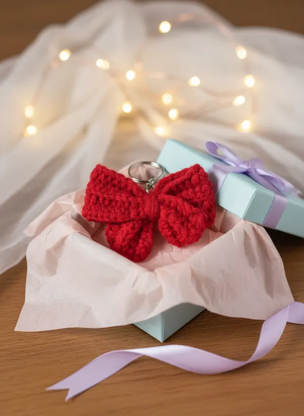 Handmade_Crochet_Red_Bow_Keychain_|_Cute_Aesthetic_Bag_Charm_|_Soft_Yarn_Key_Ring_For_Girls_|_Backpack_&_Purse_Accessory_|_Gift_For_Her,_Pack_Of_2