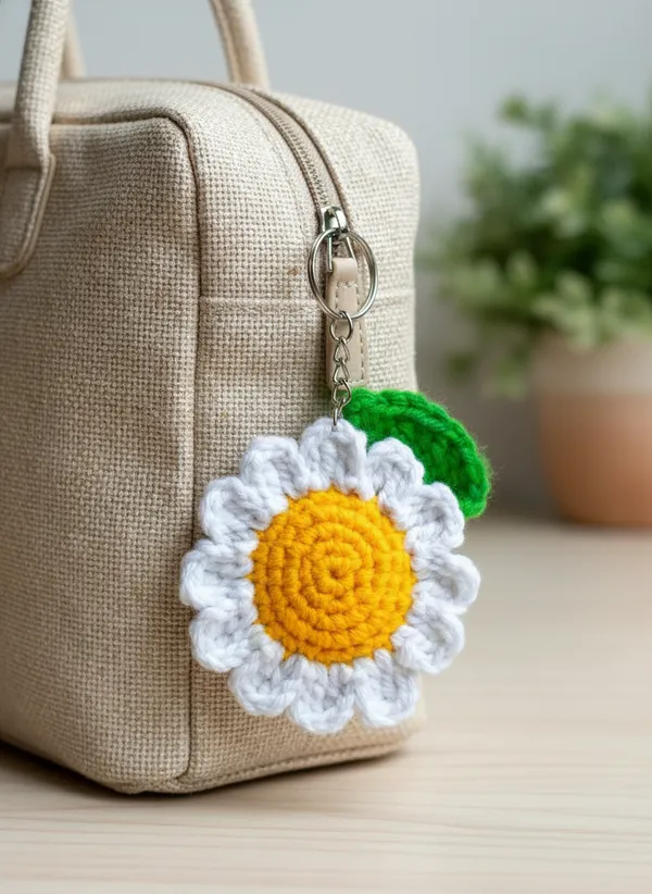 Handmade_Crochet_Daisy_Keychain_|_Cute_Flower_Bag_Charm_|_Aesthetic_Floral_Key_Ring_For_Bags,_Keys_&_Backpacks,_Pack_Of_4