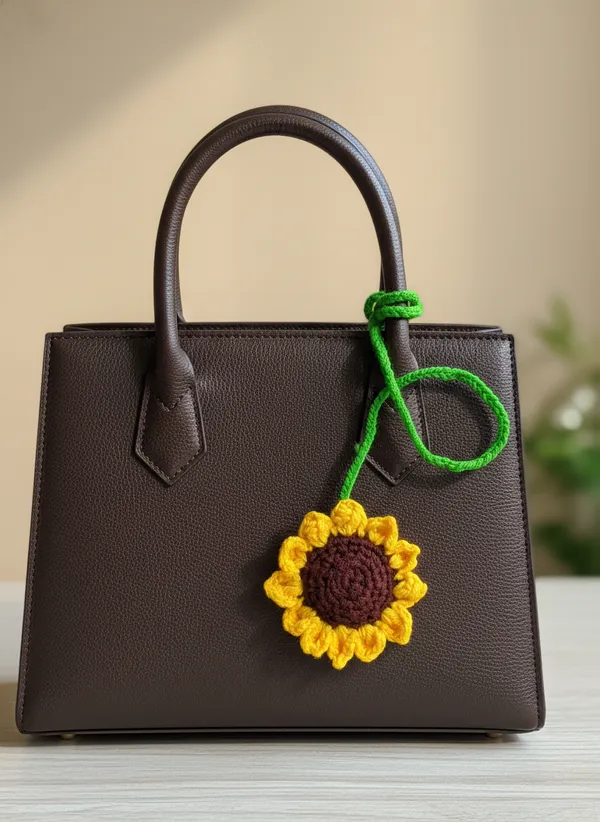 Handmade_Crochet_Sunflower_Bookmark_|_Flower_Book_Marker_&_Bag_Charm_|_Aesthetic_Reading_Accessory_For_Book_Lovers,_Pack_Of_2