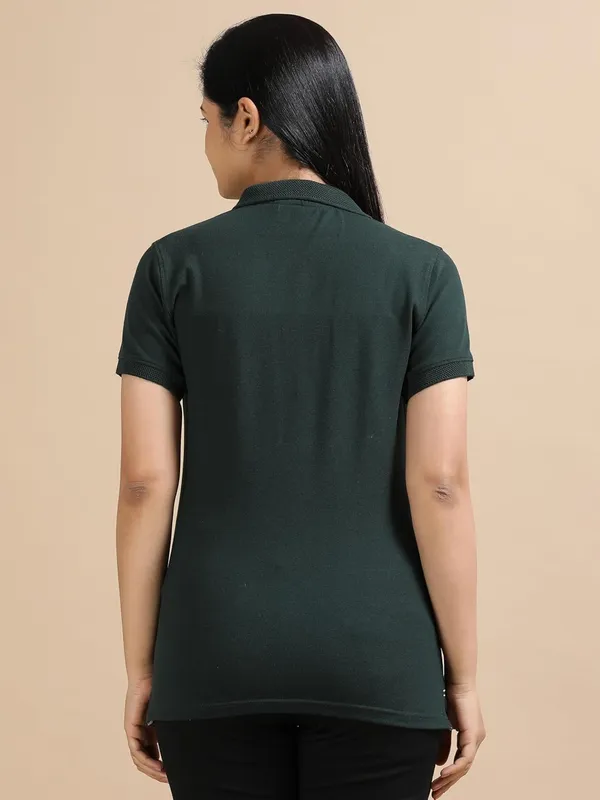 Forest_Green_Cotton_Solid_Relaxed_Polo_T-Shirt_For_Women
