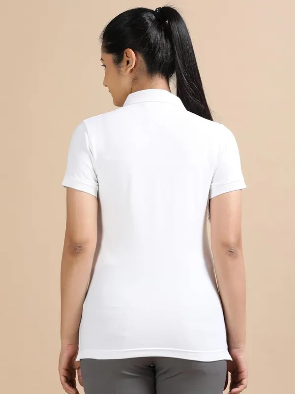 White_Cotton_Solid_Relaxed_Polo_T-Shirt_For_Women