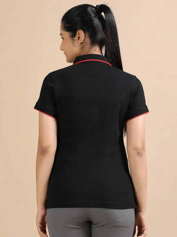 Classic_Black_Cotton_Solid_Relaxed_Polo_T-Shirt_For_Women