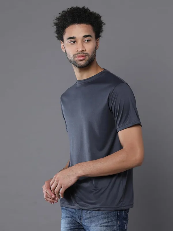 Dark_Grey_Polyester_Solid_Regular_T-Shirt_For_Men