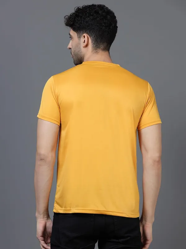 Mustard_Yellow_Polyester_Solid_Regular_T-Shirt_For_Men