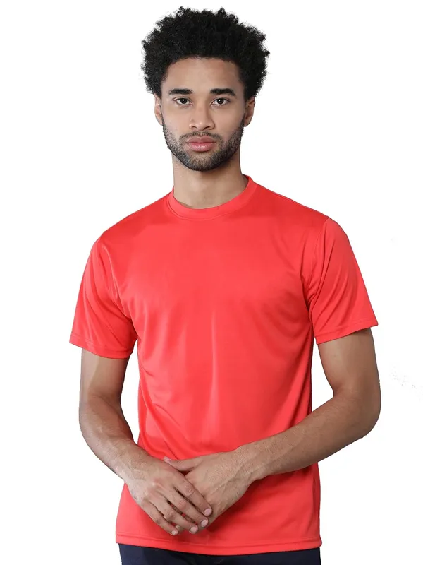 Forest_Red_Polyester_Solid_Regular_T-Shirt_For_Men