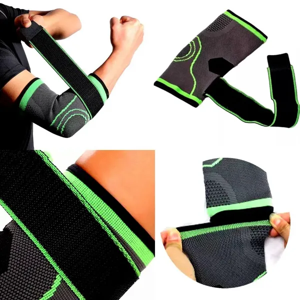 Professional_Adjustable_Elbow_Compression_Sleeve_with_Integrated_Pressure_Strap