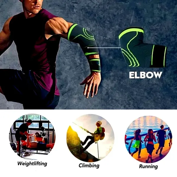 Professional_Adjustable_Elbow_Compression_Sleeve_with_Integrated_Pressure_Strap