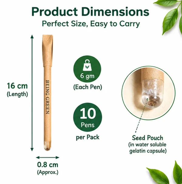 Plantable_Seed_Paper_Pen_pack_of_10pens