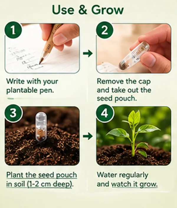 Plantable_Seed_Paper_Pen_pack_of_10pens