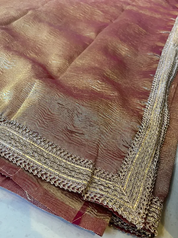 Sunset_Gold_Tissue_Crush_Kota_Saree_With_Handcrafted_Lace_Border
