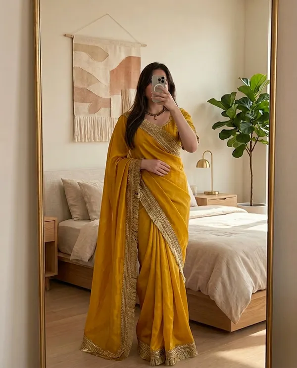 Haldi_Noor_Tissue_Kota_Saree_With_Handcrafted_Lace_Border