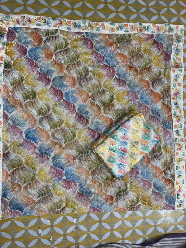 Multicolor_Wave_Pattern_Stone_Work_Kimkhab_Silk_Banarasi_Gharara