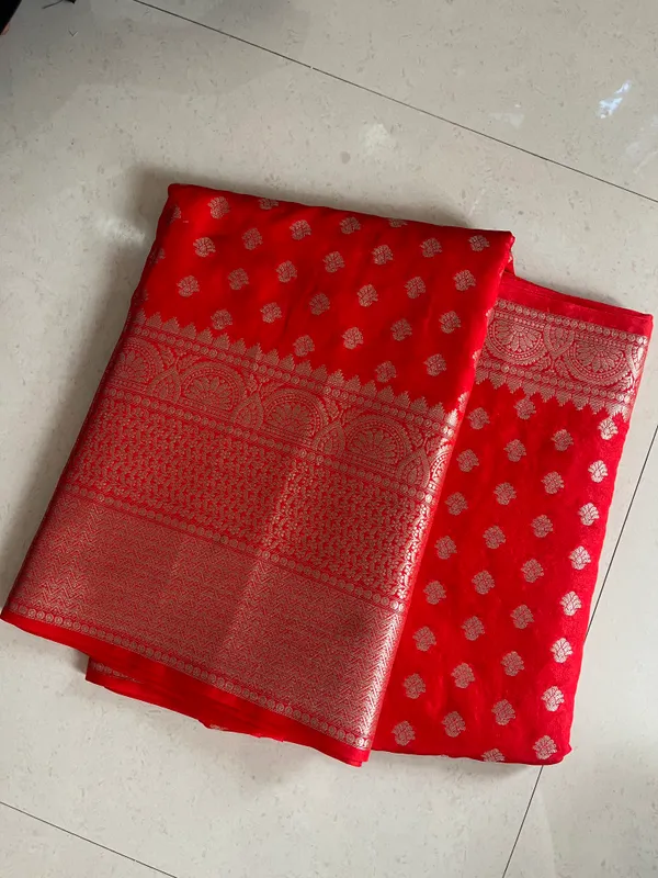 Red_Gold_Zari_Buti_Warm_Silk_Banarasi_Saree_With_Rich_Woven_Border