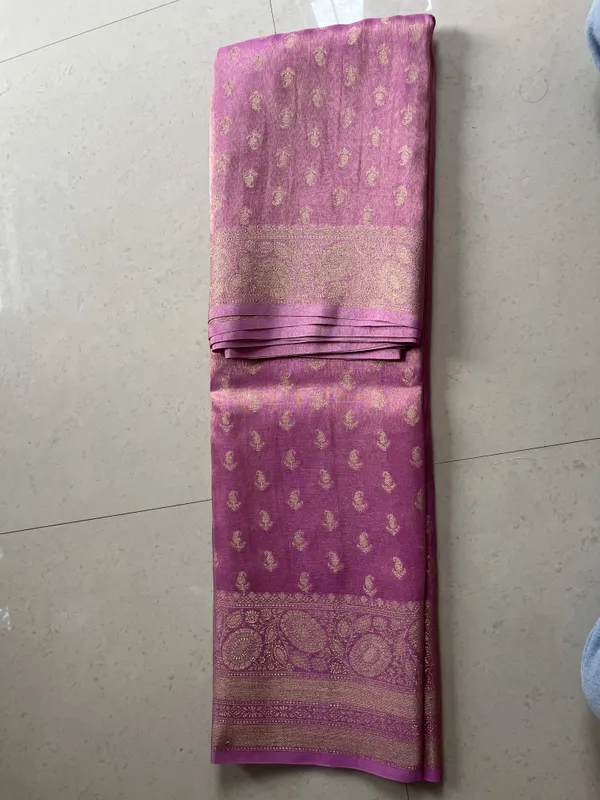 Gulbahar_Noor_�_Rose_Pink_Iktara_Tissue_Banarasi_Saree