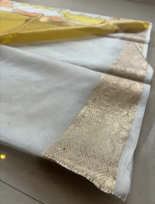 Sunlit_Pastel_Organza_Rangkat_Saree_With_Embroidery_And_Zari_Border