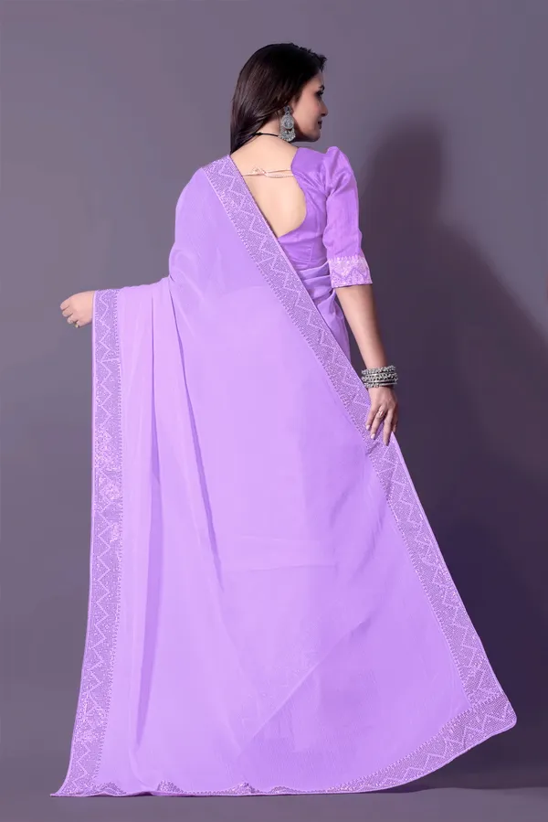 Purple_Georgette_Premium_Embroidered_Saree_With_Matching_Blouse_For_Women