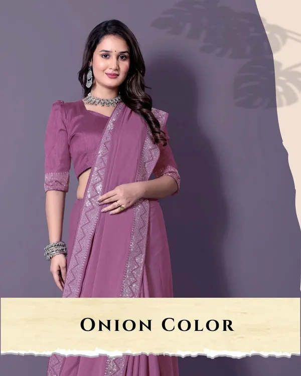 Purple_Georgette_Premium_Embroidered_Saree_With_Matching_Blouse_For_Women