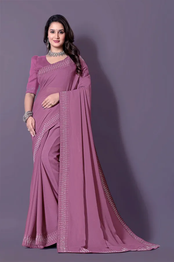 Pink_Georgette_Premium_Embroidered_Saree_With_Matching_Blouse_For_Women