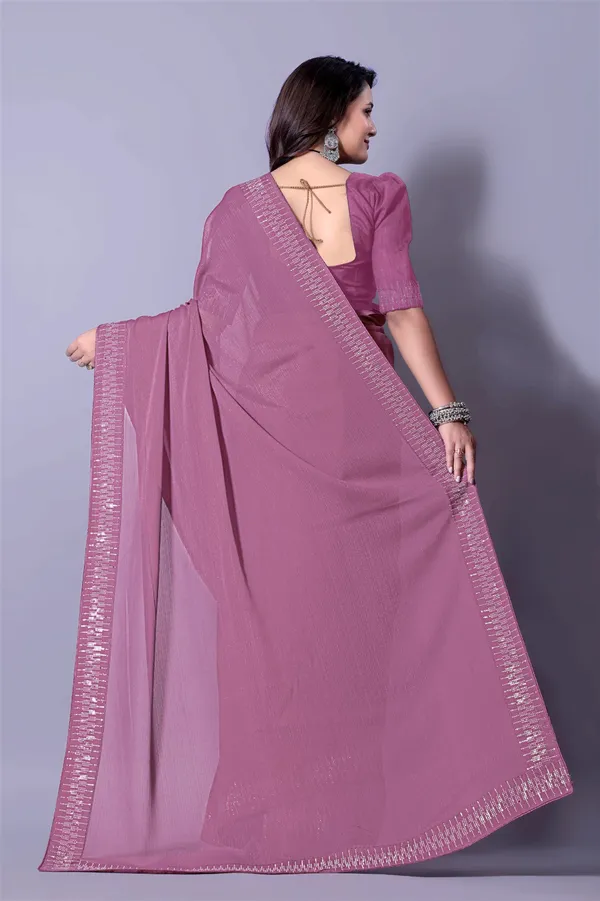 Pink_Georgette_Premium_Embroidered_Saree_With_Matching_Blouse_For_Women
