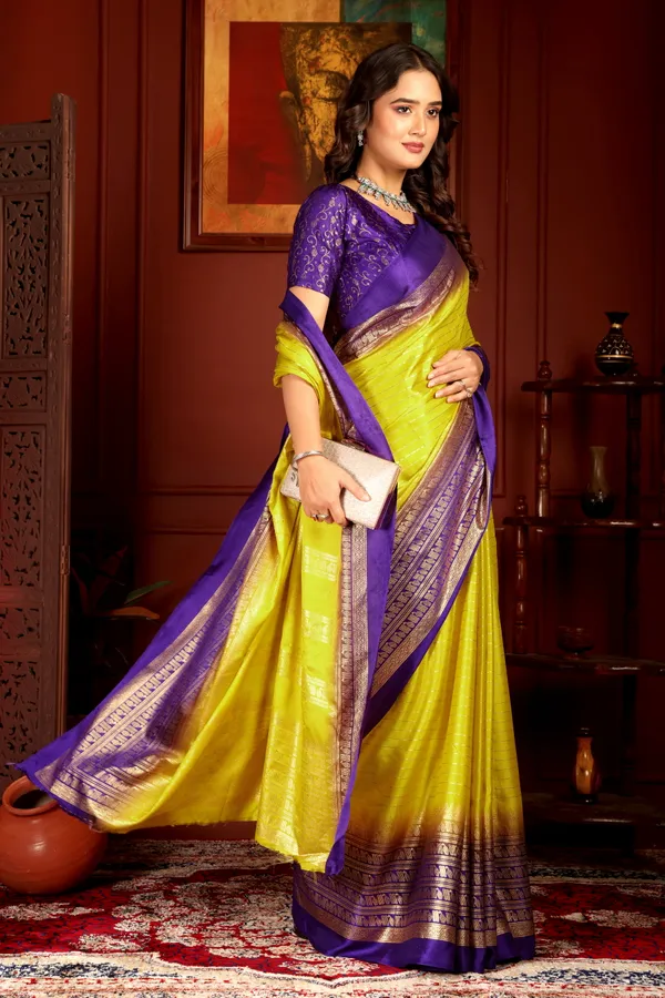 Purple_&_Yellow_Georgette_Premium_Embroidered_Saree_With_Matching_Blouse_For_Women