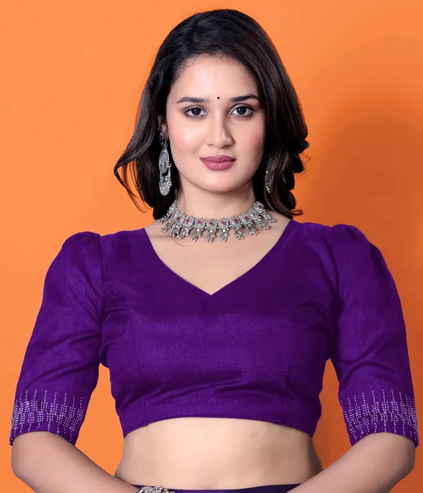 Purple_Georgette_Premium_Embroidered_Saree_With_Matching_Blouse_For_Women