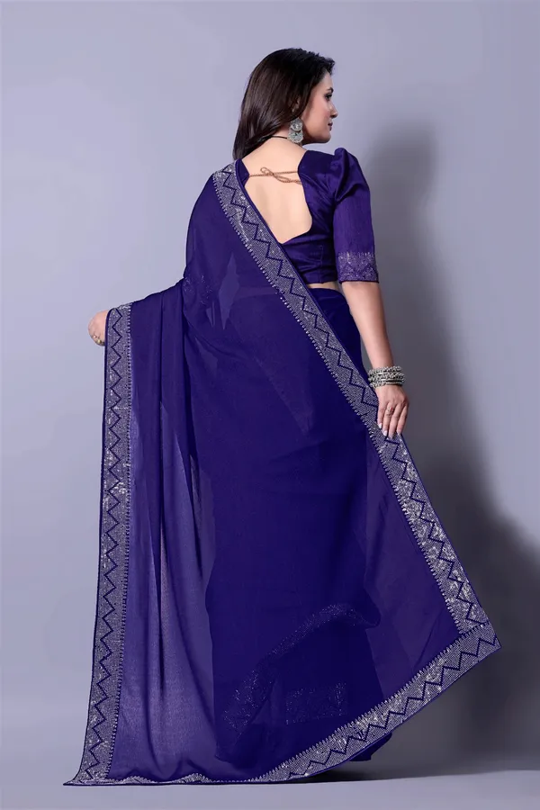 Purple_Georgette_Premium_Embroidered_Saree_With_Matching_Blouse_For_Women