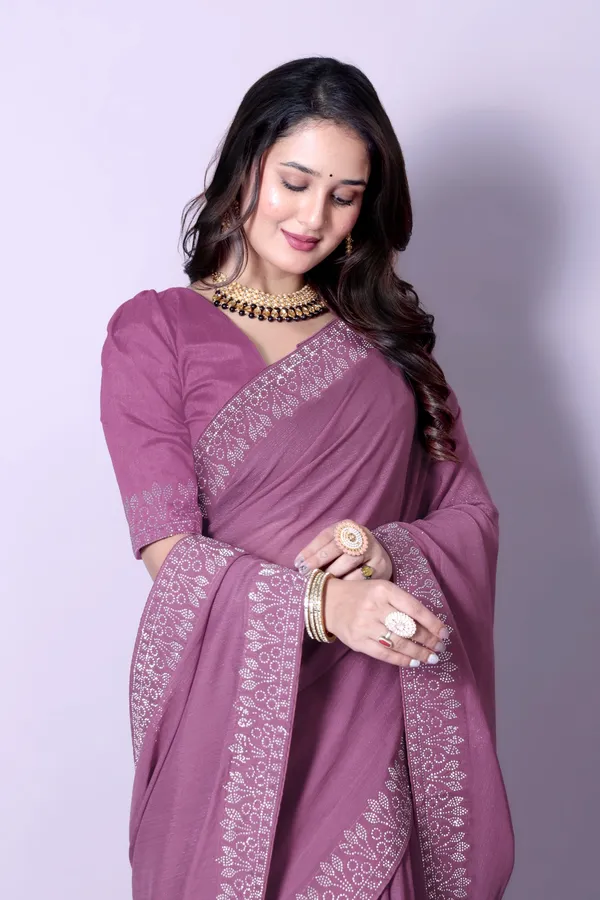 Pink_Georgette_Premium_Embroidered_Saree_With_Matching_Blouse_For_Women