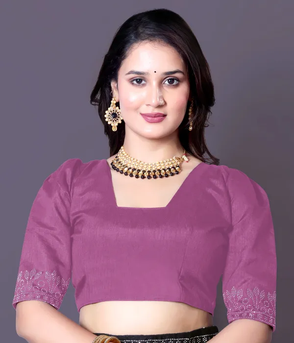 Purple_Georgette_Premium_Embroidered_Saree_With_Matching_Blouse_For_Women