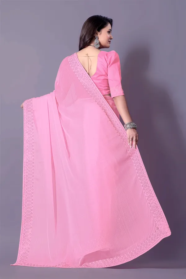 Pink_Georgette_Premium_Embroidered_Saree_With_Matching_Blouse_For_Women